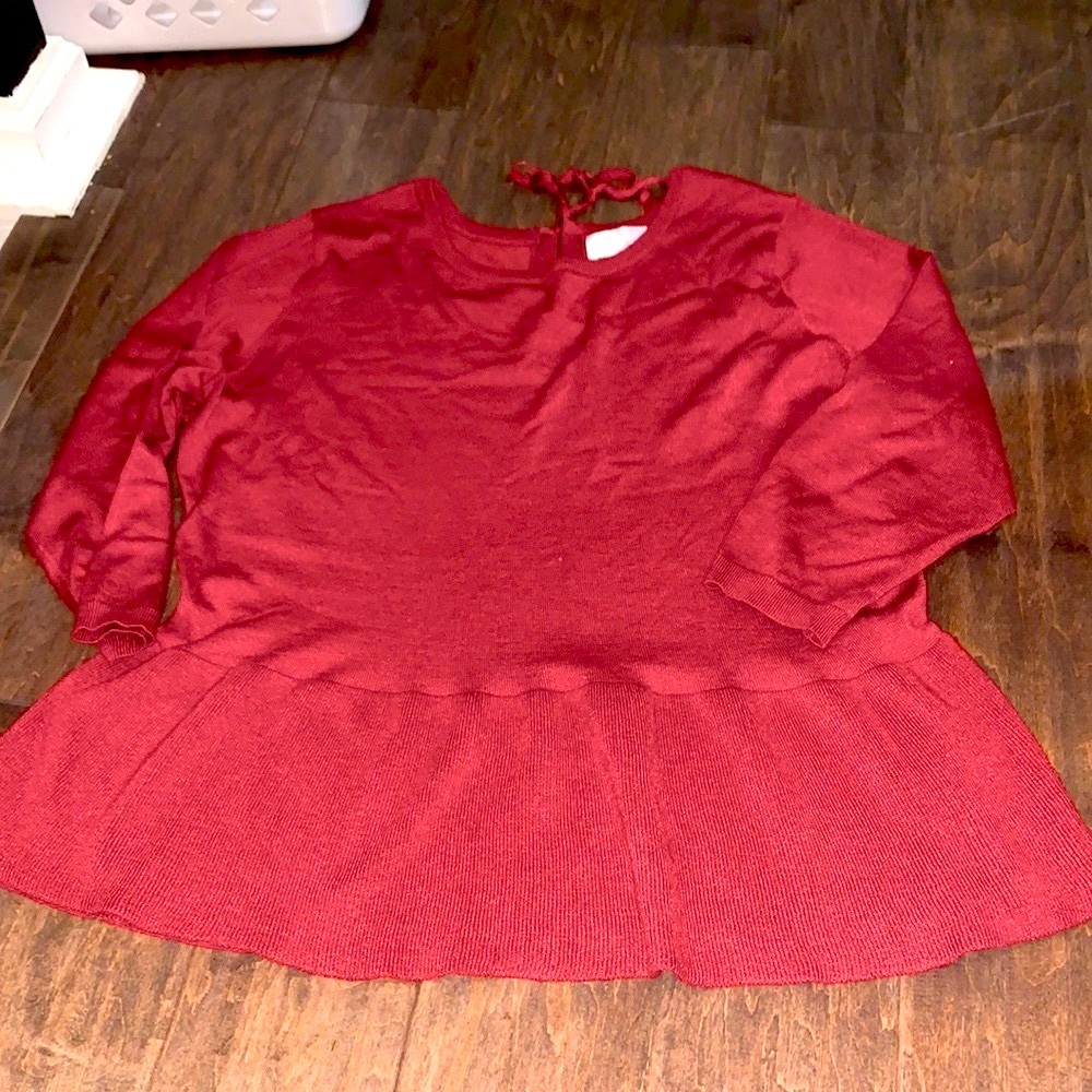 Time and tru peblem sweater